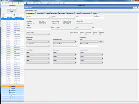 Loss Control Management System